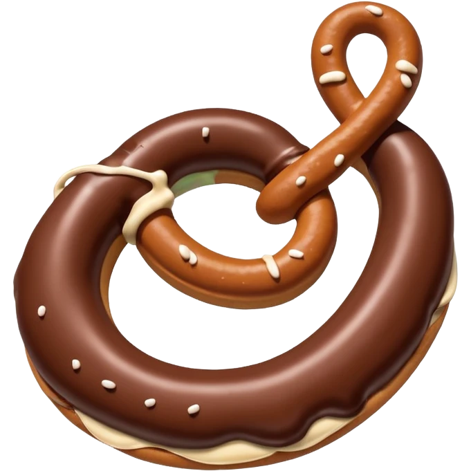 Hersheys chocolate pretzels  emoji