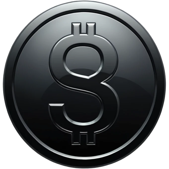 $ dollar black symbol emoji