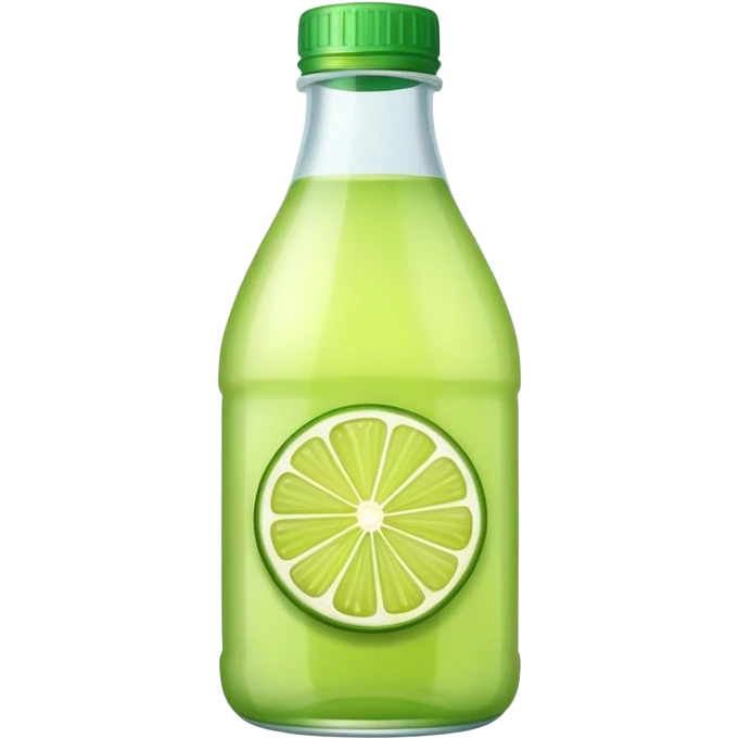 Bottled lime juice emoji