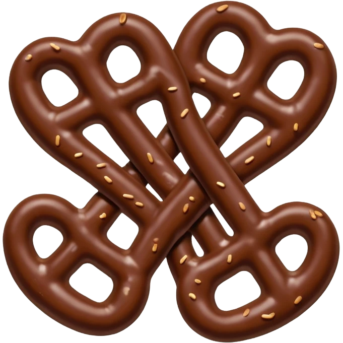 Hersheys chocolate pretzels  emoji
