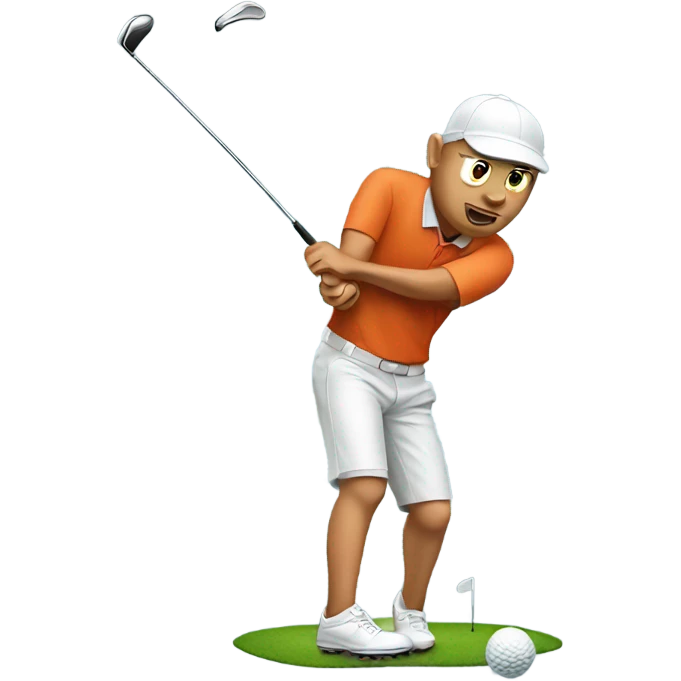 Golfer emoji
