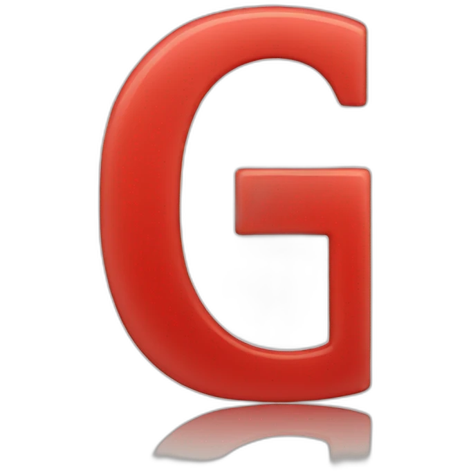 g letter red emoji