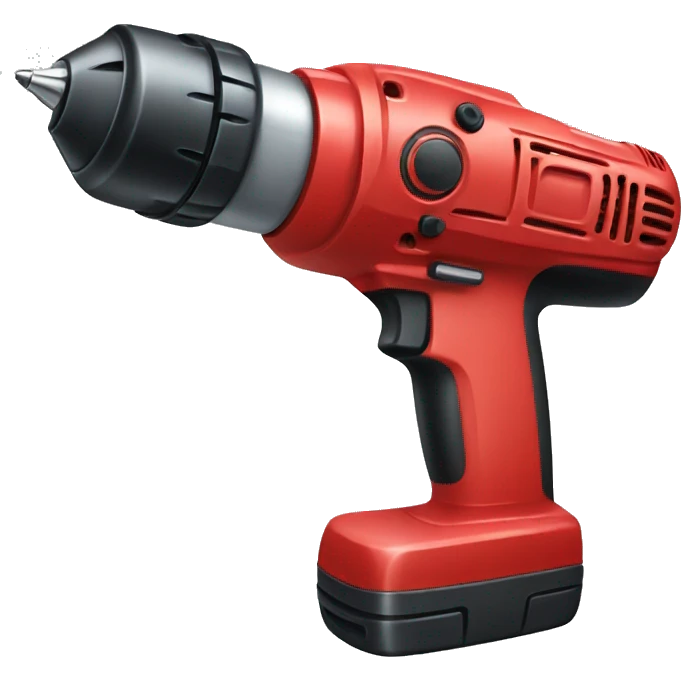red electric drill emoji