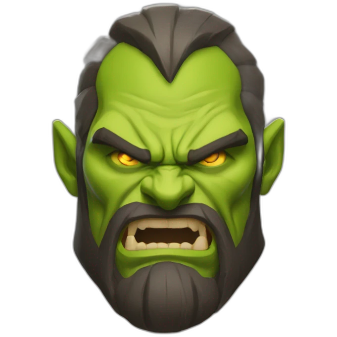 World of warcraft thrall angry emoji