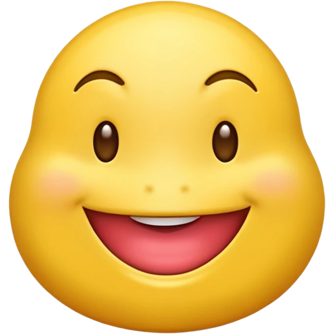 Yellow emoji with big fat lips emoji