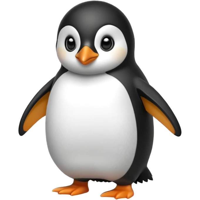 🤍🐧 emoji