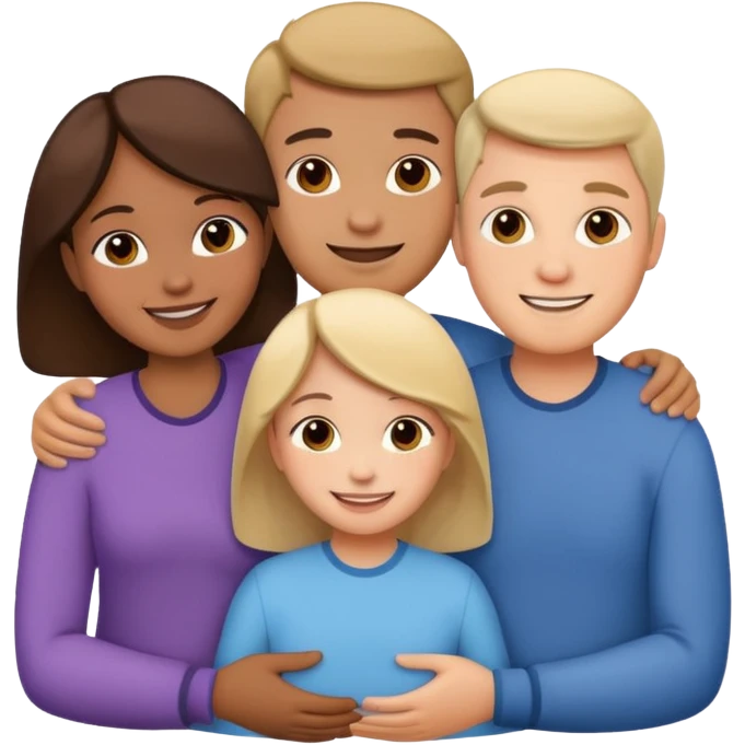 Family, cute, love emoji