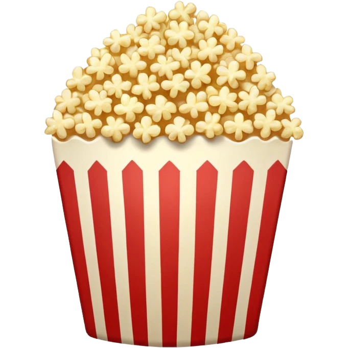 a single grain of  Popped Popcorn emoji