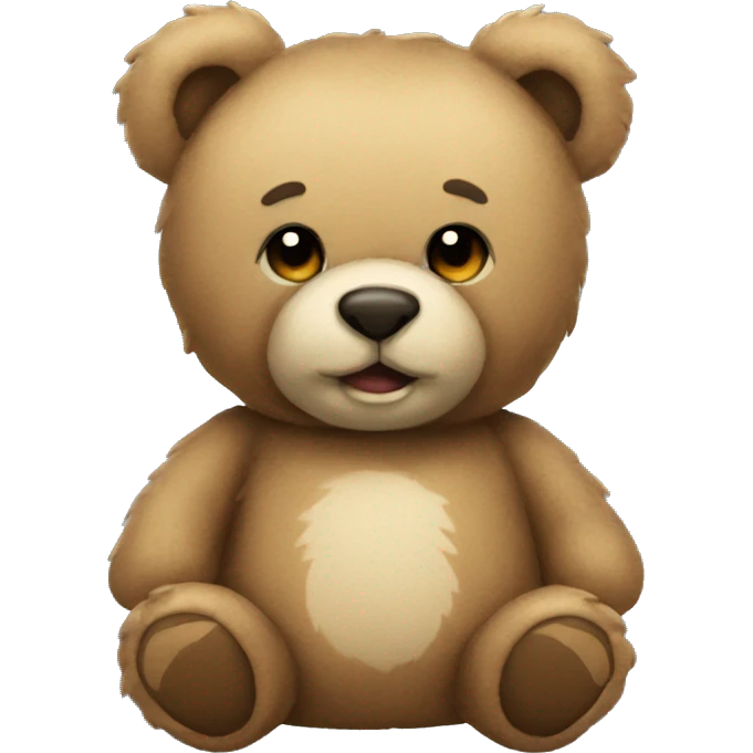Aesthetic teddy bear emoji