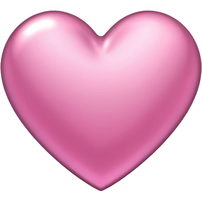 pink metallic heart emoji