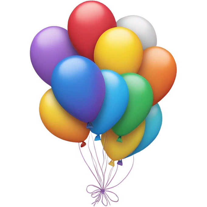 I love you balloons  emoji