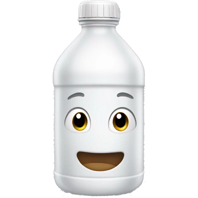 white water bottle with handle on top emoji