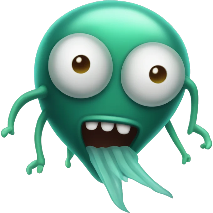 Plankton screaming  emoji