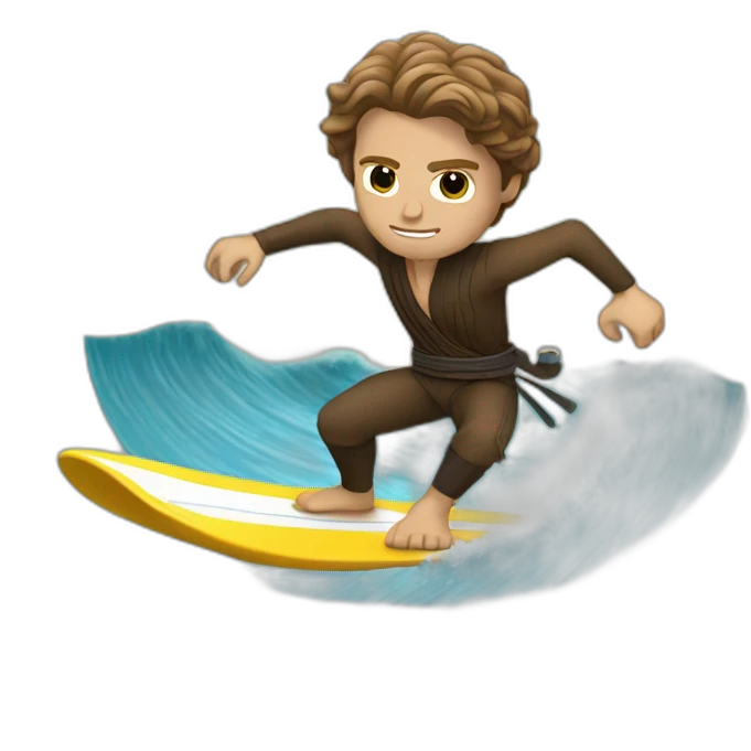 anakin skywalker surfing emoji