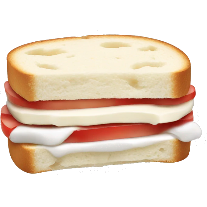 a Cream cheese sandwich emoji