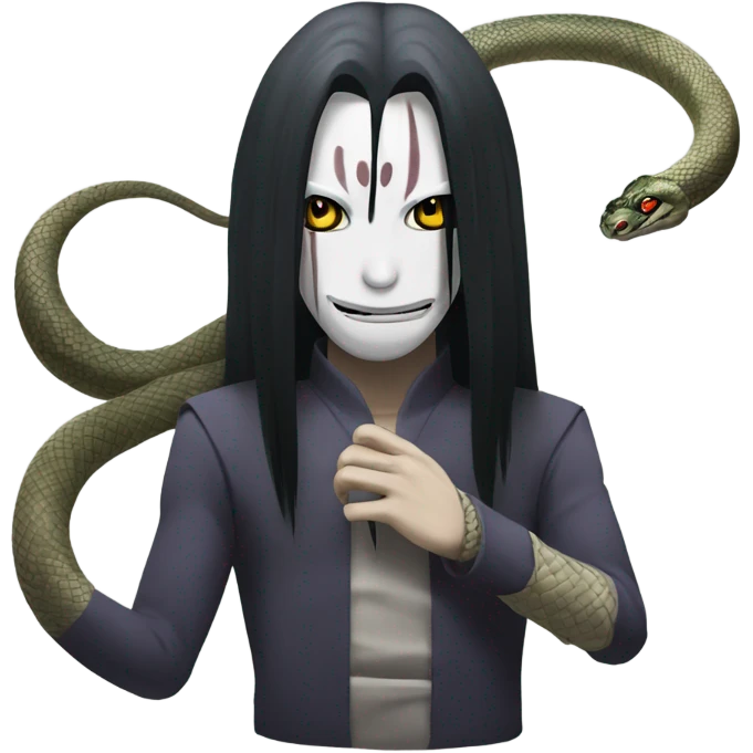 Orochimaru with snake emoji