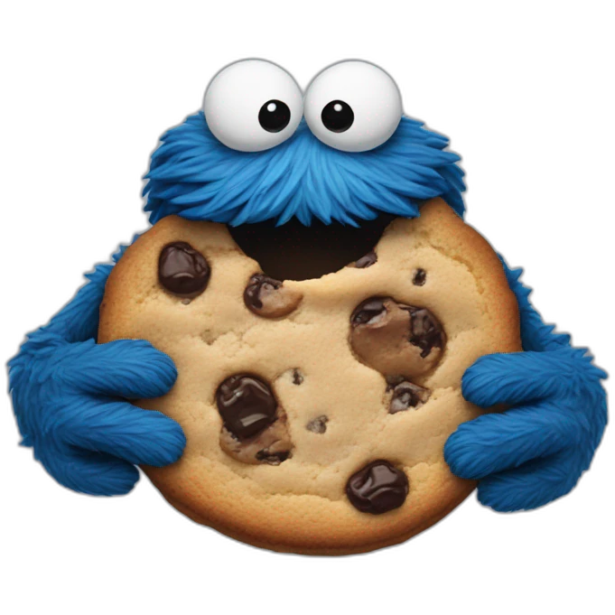 Cookie monster emoji