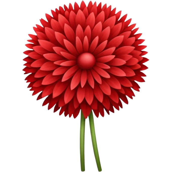 red dandeline emoji