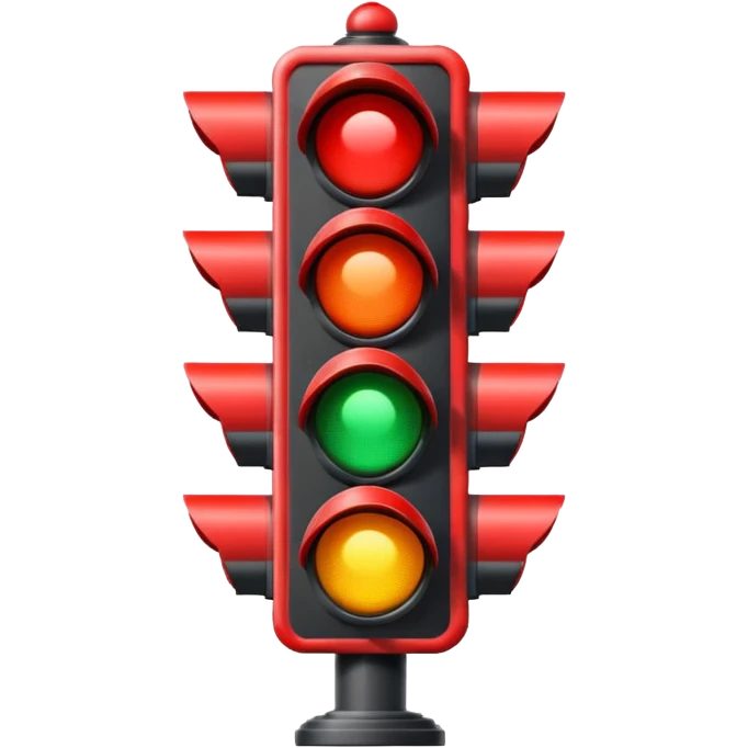 Red Traffic Light emoji