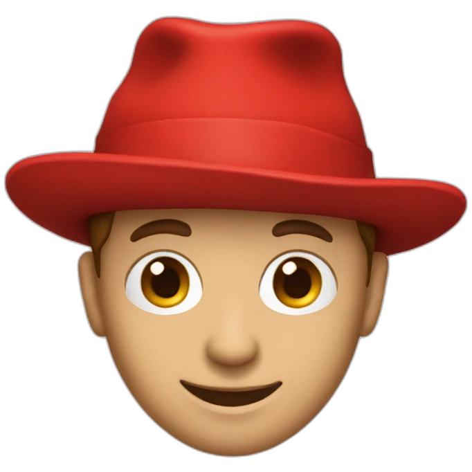 The red hat emoji