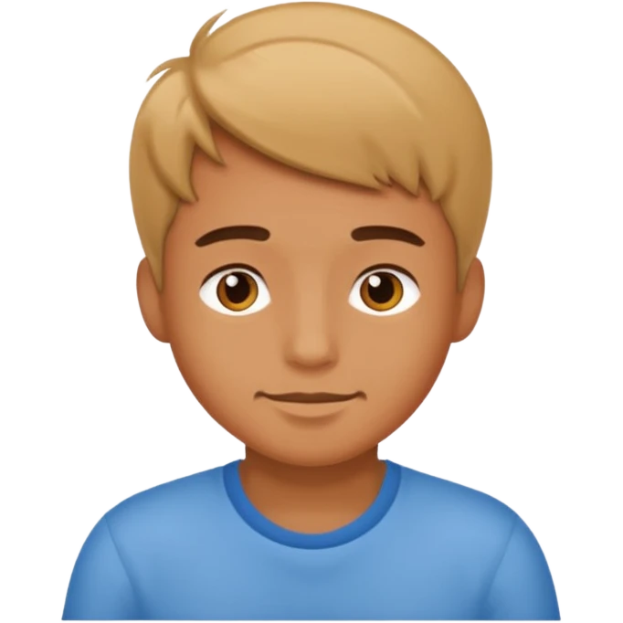 relax boy emoji