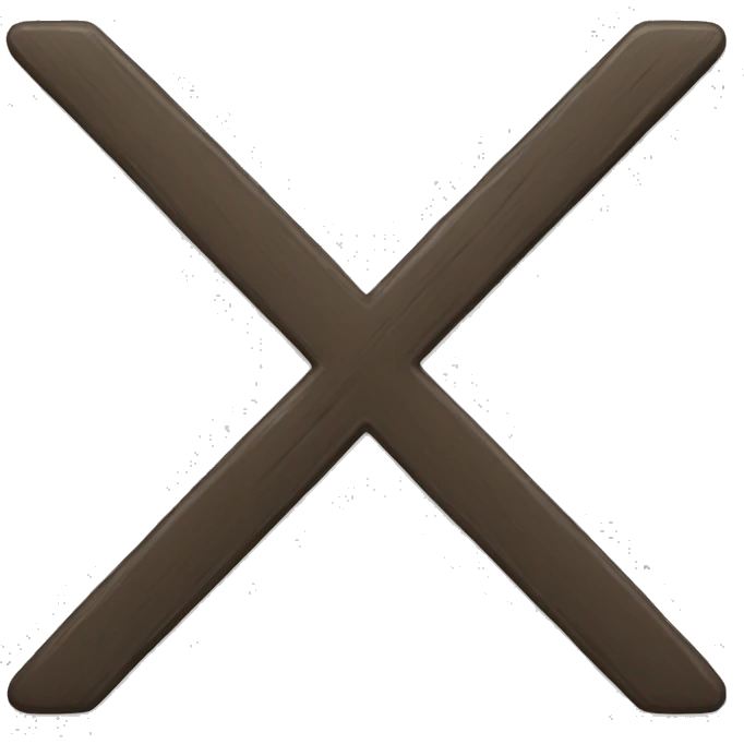 X sign emoji