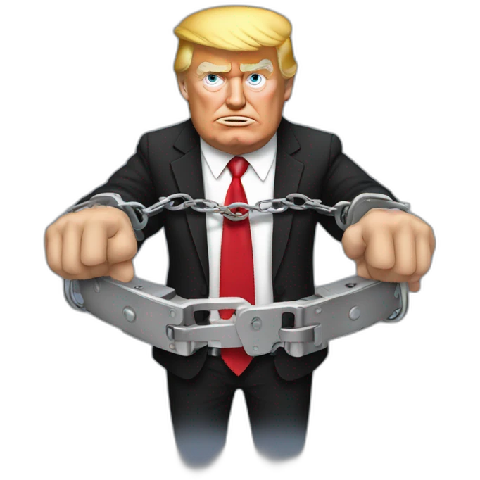 trump-in-handcuffs emoji