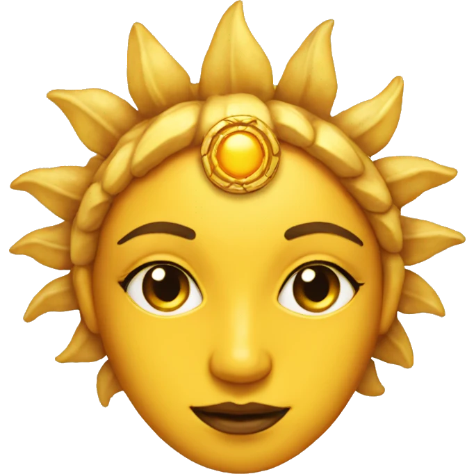 Sun goddess emoji