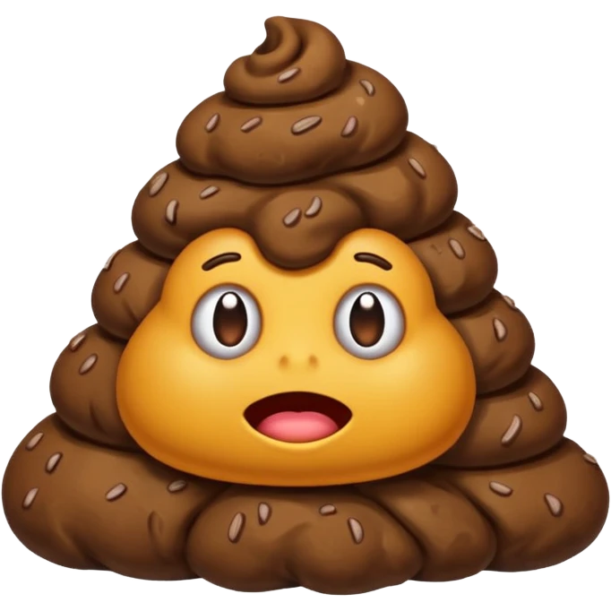 A poop emoji