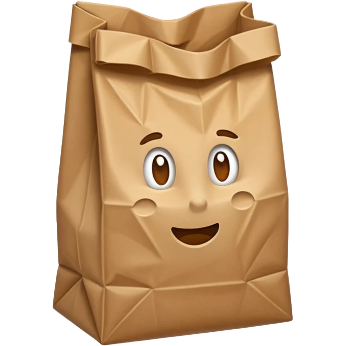 Bolsa de papel emoji