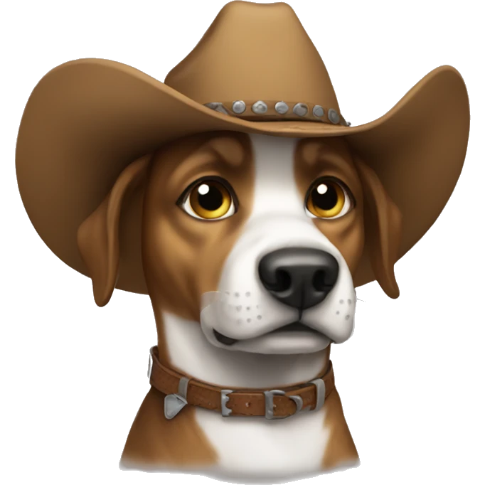 Dog dog dog dog cowboy emoji