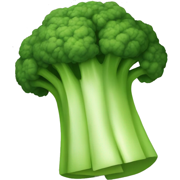 Chopping broccoli  emoji