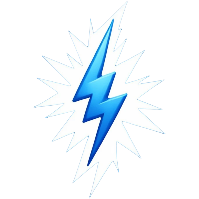 lightning emoji