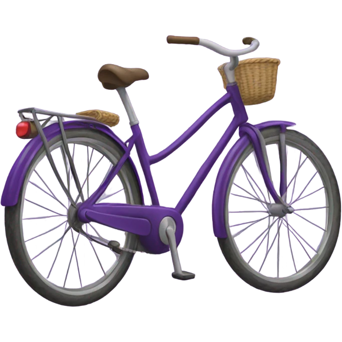 Bicycle morada emoji