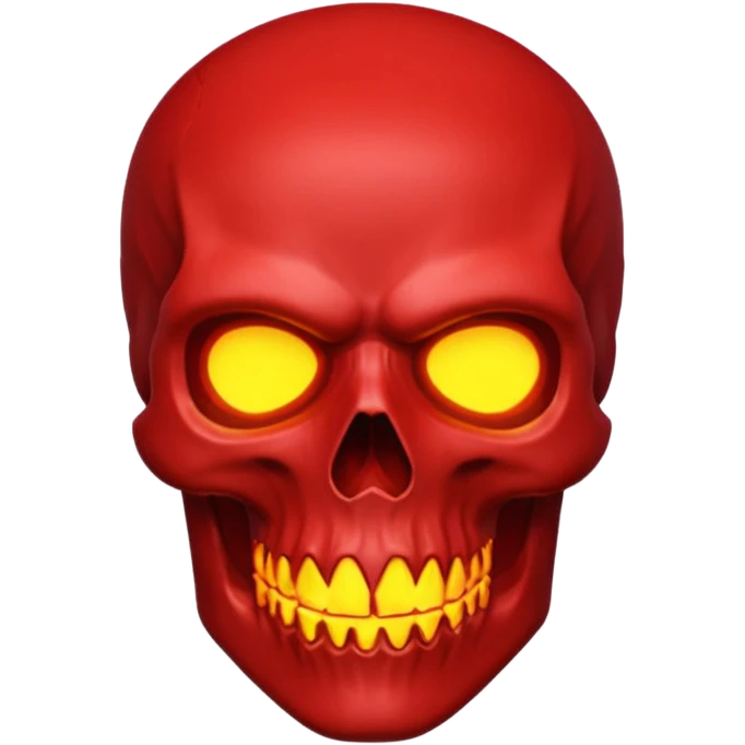 red skull ios emoji