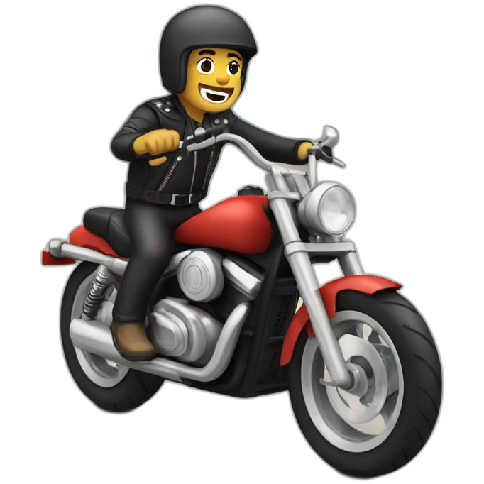 biker emoji | AI Emoji Generator