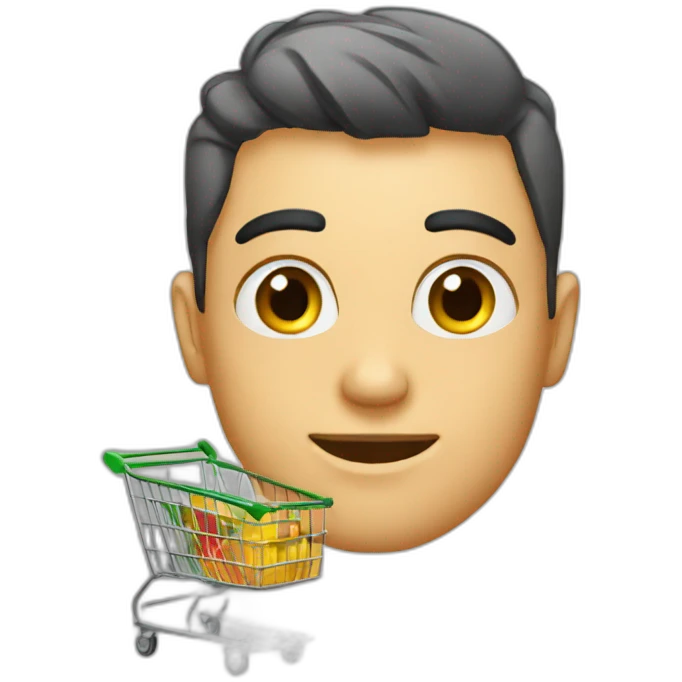 Shopping-cart-lashes emoji