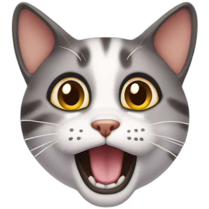 surprised cat emoji
