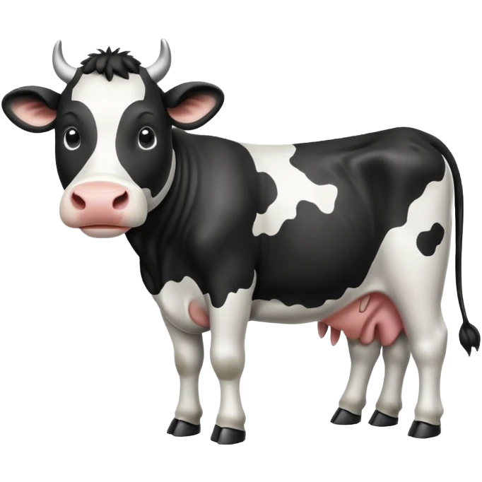 playful cow emoji
