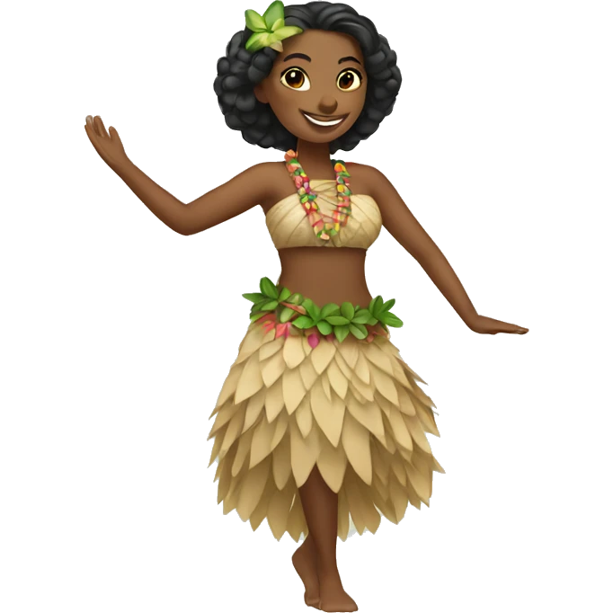 Beautiful Hula Dancer emoji