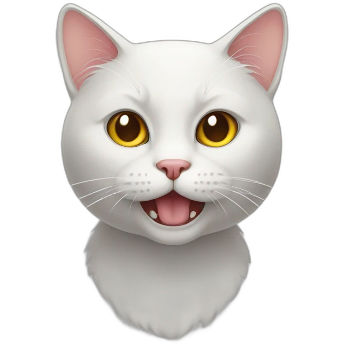 cat withe hard emoji