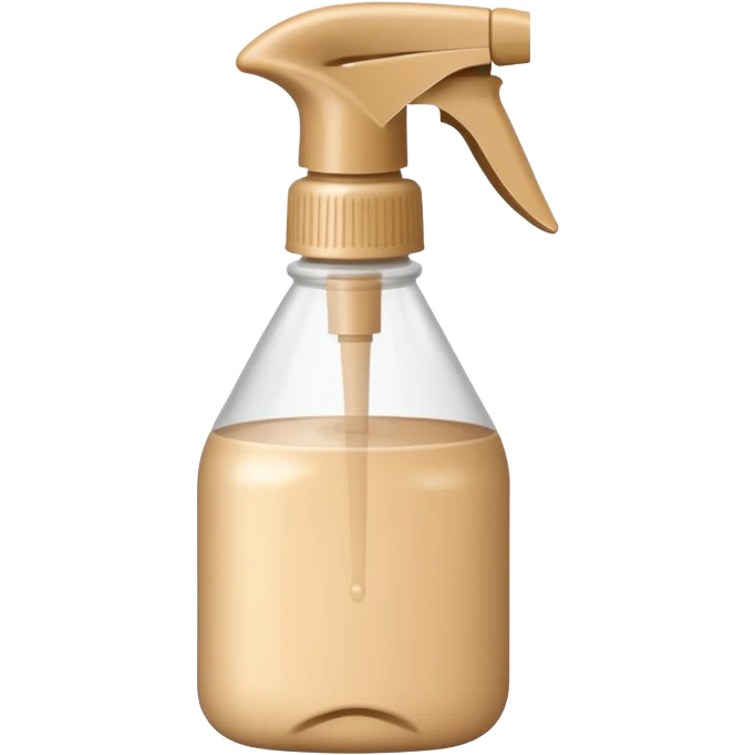Beige spray bottle emoji