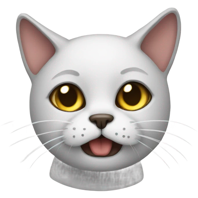 Sick cat emoji