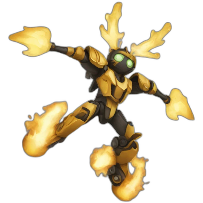 Emphino et Pyrobut emoji