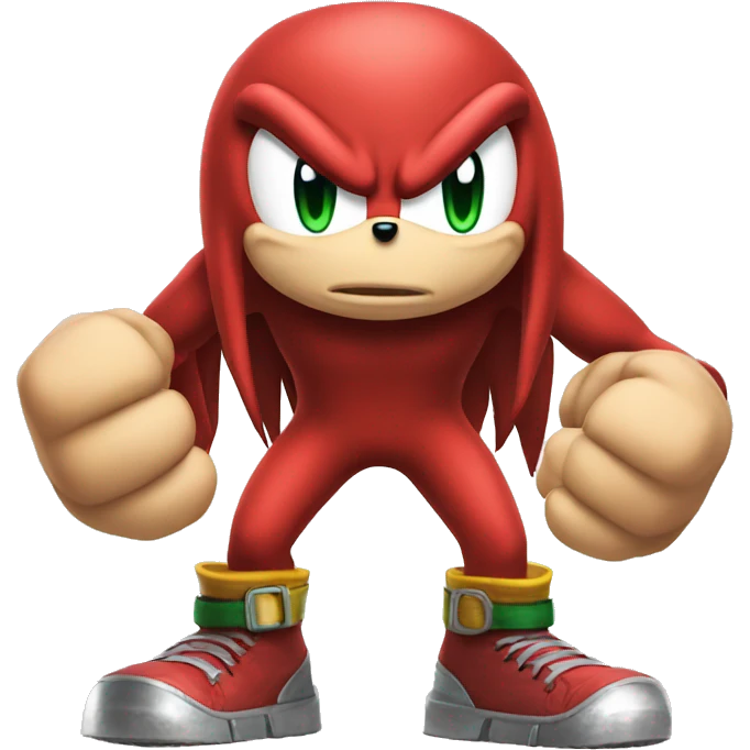 knuckles from sonic emoji