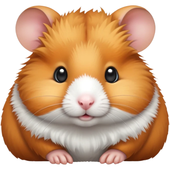 Ginger hamster with dark grey ears emoji