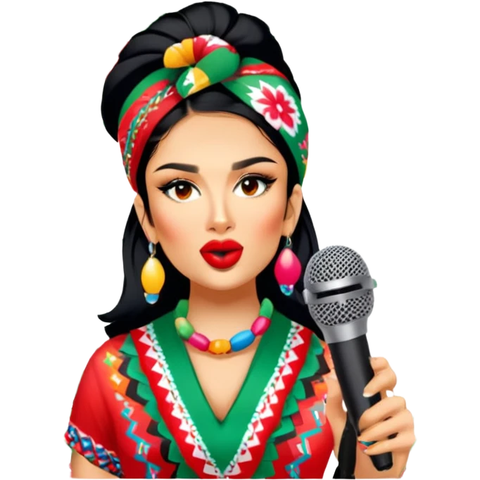 Colorful Singer emoji