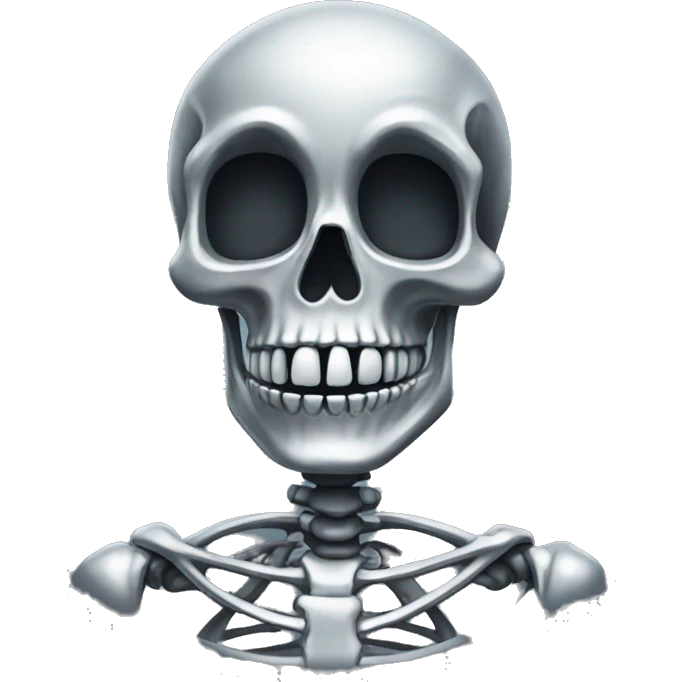 Chrome skeleton  emoji