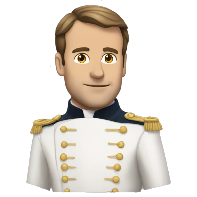Macron pleure emoji