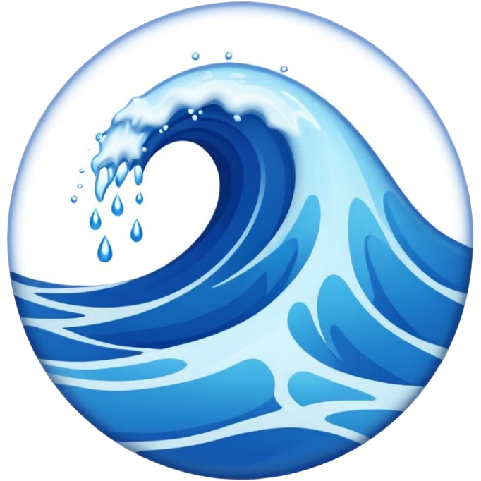 circle with inner waves growing stronger emoji
